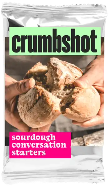 Crumbshot card game packaging